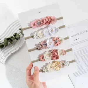 Diadema flores bebé