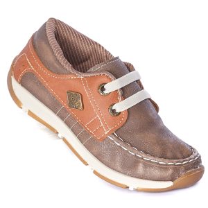 Zapatos para Niño Mocasines Marrones y Camel