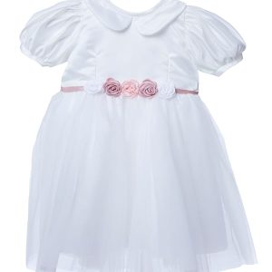 Vestido de Bautizo para Bebé Niña Blanco América