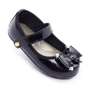 Zapatos Ballerinas para Bebé Niña Negro con Lazo