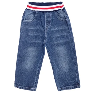 Pantalón para Niño Jeans Azules Acabado Lavado