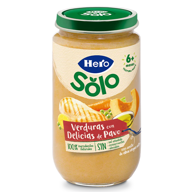Tarrito Hero Solo verduras con delicias de pavo - Imagen 3
