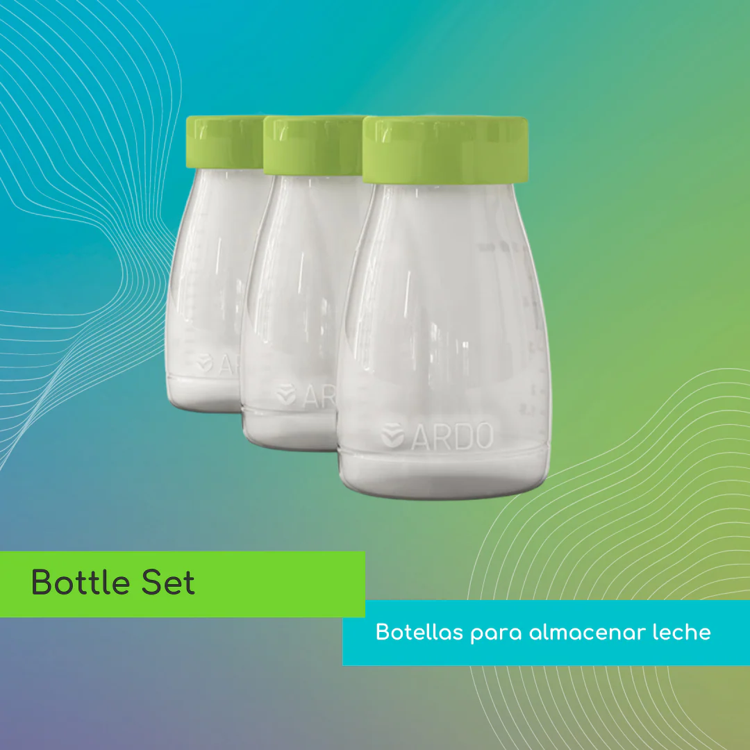 Juego de botellas para leche - Imagen 2
