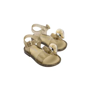 MINI MELISSA ULTRAGIRL + BARBIE MAR SANDAL BEIGE