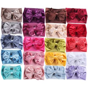 Velvet Big Bow Headband