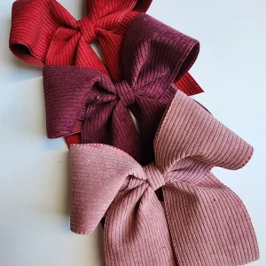 Fashion Stripe Solid Bow