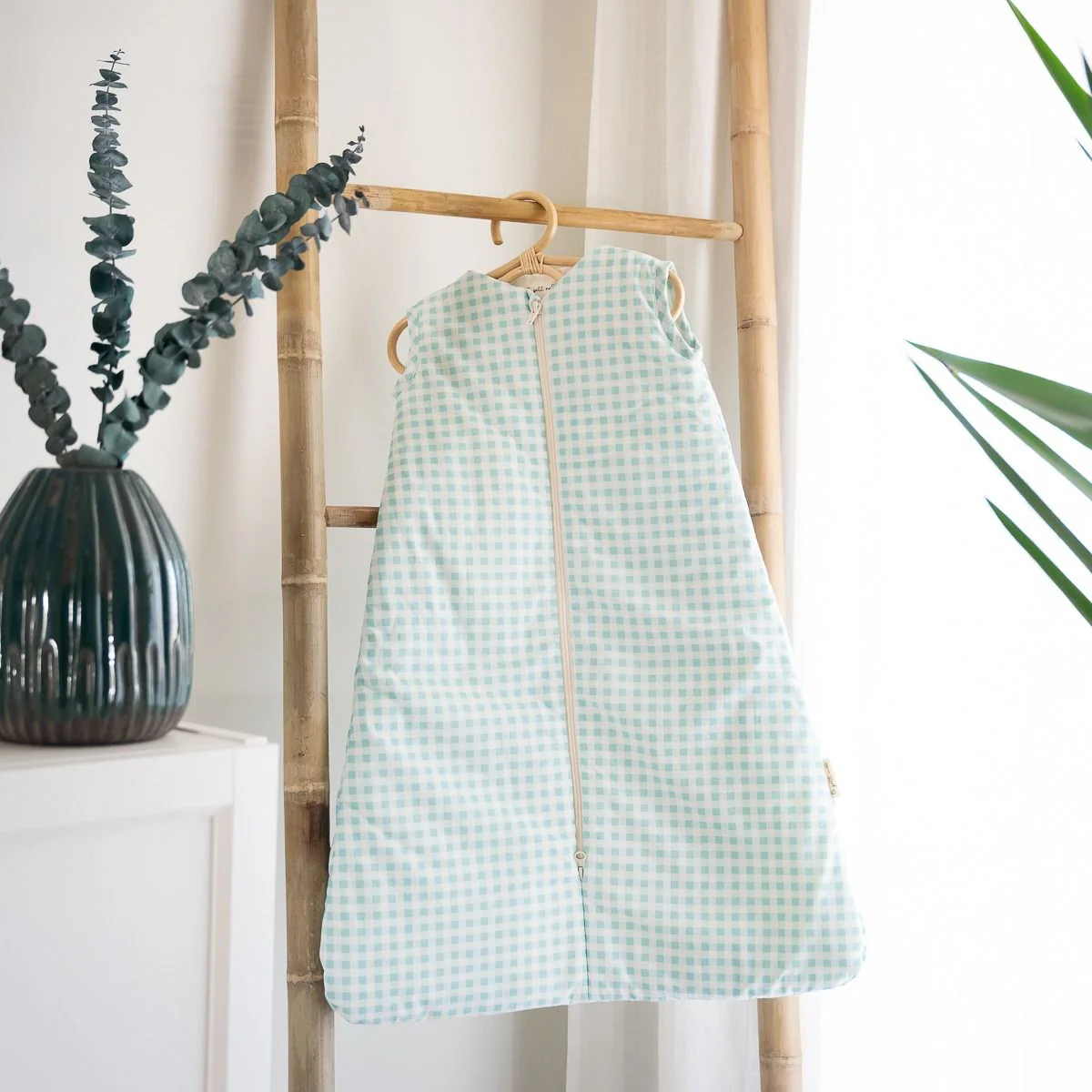 Saco Dormir invierno Vichy Mint - Imagen 5