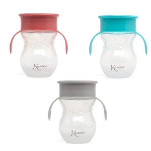 Vaso 360 grados con tapa